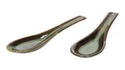 FLAT CERAMIC SERVING SPOON